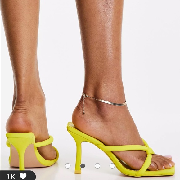 ASOS Yellow Knotted Sandals - Picture 2 of 16